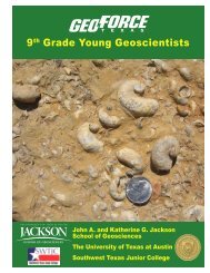 9th geo_Uvalde GeoFORCE cover.indd - Jackson School of ...