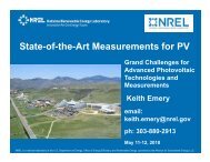 State-of-the-Art Measurements for PV - Energetics Meetings and ...