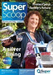Super Scoop August 2012 for female members aged 36 to ... - QSuper