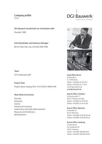 Company profile - DGI Bauwerk