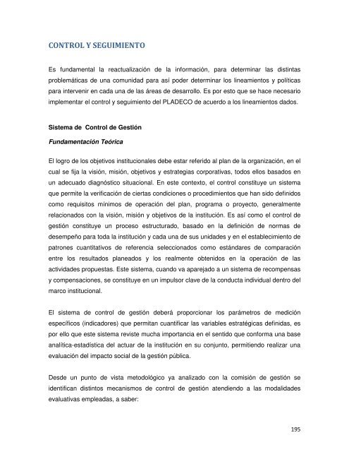 PLADECO 2012-2016 parte 4 - Municipalidad de Alto Hospicio
