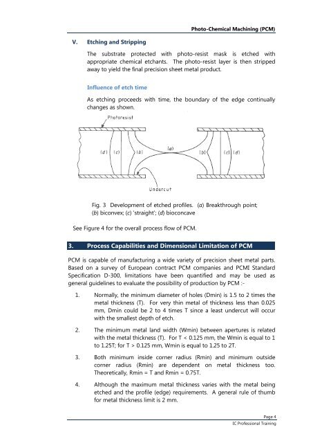 Photo-Chemical Machining - The Hong Kong Polytechnic University