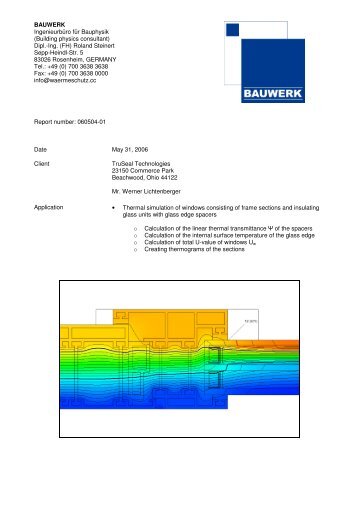 BAUWERK Ingenieurbüro für Bauphysik - De Boer Glasgroep