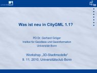 Was ist neu in CityGML 1.1? - 3D-Stadtmodelle