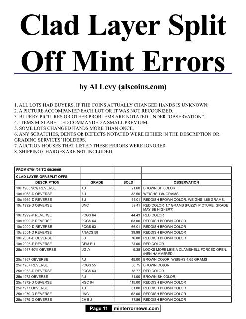 Issue 13 - Mint Error News Magazine