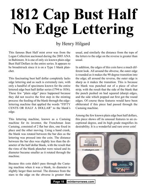 Issue 13 - Mint Error News Magazine