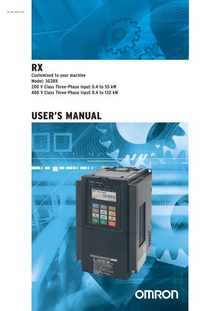 RX USER'S MANUAL