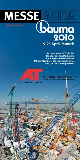 MESSE 9-25 April, Munich - Mineral Processing