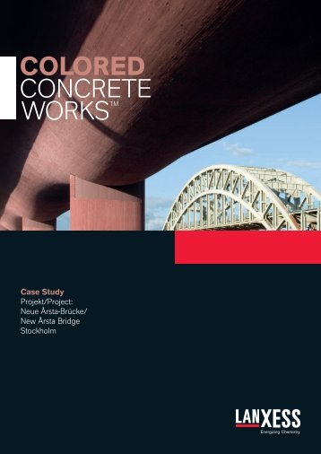 Case Study - LANXESS pigments for coloring architectural concrete