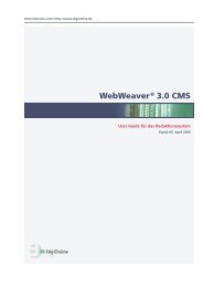 Webweaver® 3.0 CMS