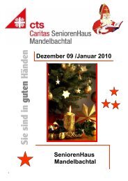 HZ Ormesheim Dez. und Jan. 2010 - Caritas SeniorenHaus ...