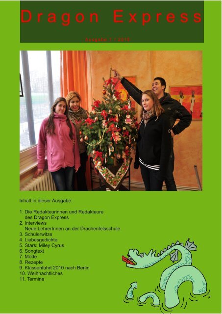 Ausgabe Dezember 2010 - Drachenfelsschule