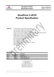 SensDrive C-40-DI Product Specification - Channel Microelectronic ...