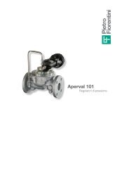 regolatori di pressione - Aperval 101 - pietro fiorentini - ita - ott2010