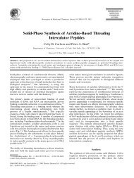 Solid-Phase Synthesis of Acridine-Based Threading ... - UC Davis