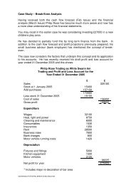 Case Study â Break-Even Analysis Having received both the cash ...