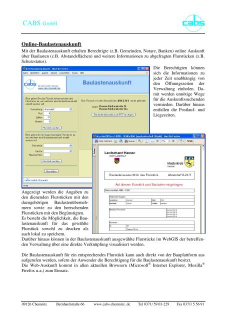 Server - cabs-GmbH Chemnitz