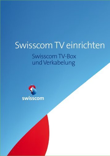 Swisscom TV einrichten - Swisscom Online Shop