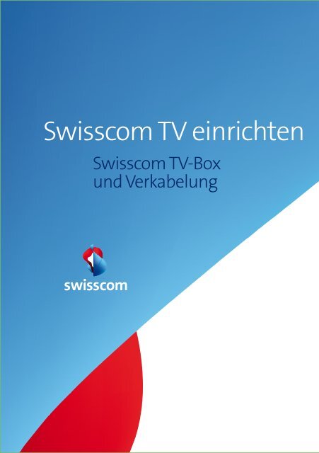 Swisscom TV einrichten - Swisscom Online Shop