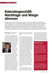 Kalendergeschäft: Nachfrage und Marge stimmen