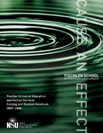 FSEHS Catalog and Student Handbook 2007-2008 - 1 - Nova ...