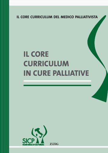 Il Core Curriculum del medico palliativista - SICP