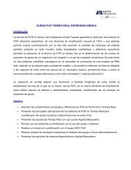 CURSO PCR TIEMPO REAL EXPRESIÃN GÃNICA