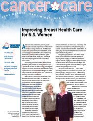 Improving Breast Health Care for N.S. Women - Cancer Care Nova ...