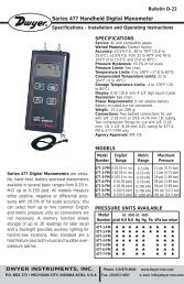 Dwyer Series 477 Handheld Digital Manometer ... - Solutions Direct