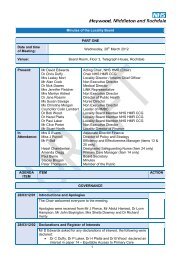 1 Minutes of the Locality Board PART ONE Date and time of Meeting ...