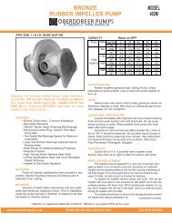 Oberdorfer 402M Raw Water Pump - Mv Dreamer