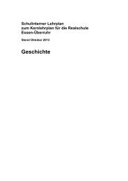 Geschichte - Realschule Essen-Überruhr