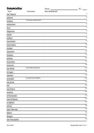 Beispielsätze