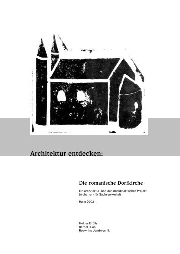Architektur entdecken: - Landesheimatbund Sachsen-Anhalt e.V.