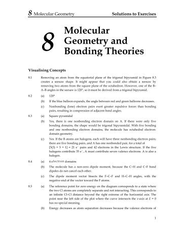 Molecular Geometry and Bonding Theories