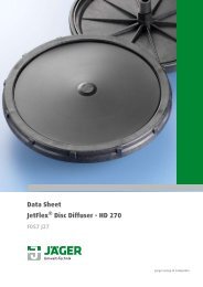 Data Sheet JetFlex Disc Diffuser - HD 270 - Jäger Umwelt-Technik ...