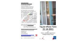 Tag der offenen Türen - Institut für soziale Berufe Stuttgart gGmbH