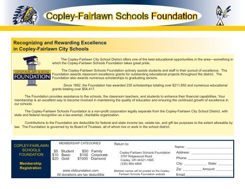 2012-2013 District Activity Calendar - Copley-Fairlawn City Schools