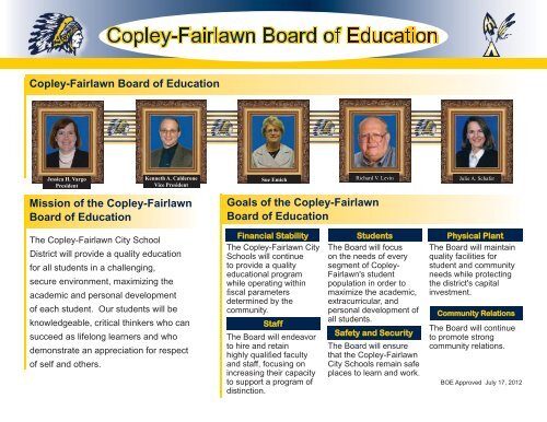 2012-2013 District Activity Calendar - Copley-Fairlawn City Schools