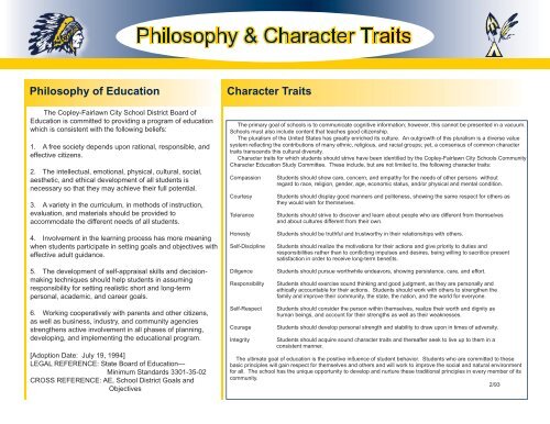 2012-2013 District Activity Calendar - Copley-Fairlawn City Schools