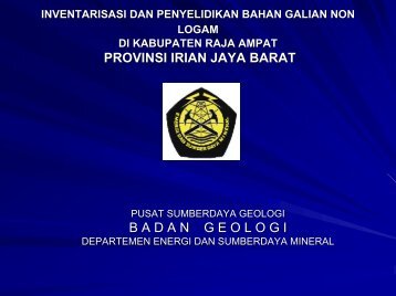 kab.Raja Ampat-1(MartuaRaja).pdf - Pusat Sumber Daya Geologi