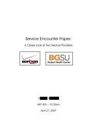 Service Encounter Paper: - Gremler.net