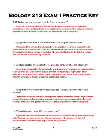 Biology 213 Exam 1Practice Key - Instruction.greenriver.edu