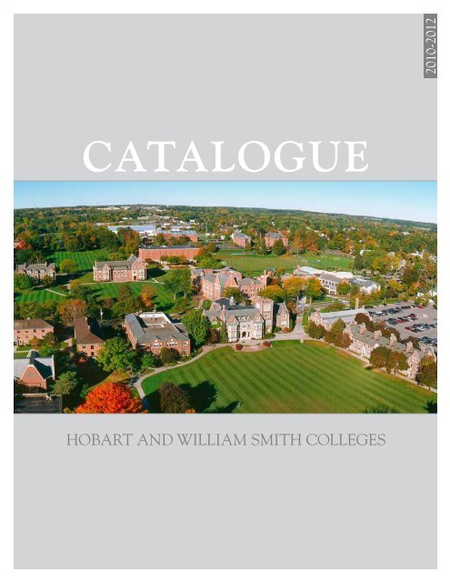 HWS Catalogue - Hobart and William Smith Colleges