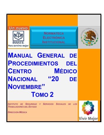 manual general de procedimientos del centro médico nacional de ...