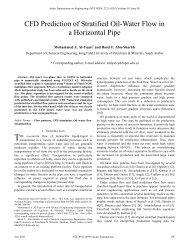 CFD Prediction of Stratified Oil-Water Flow in a Horizontal Pipe