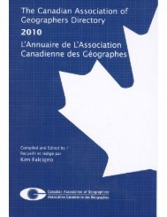 Full page photo - The Canadian Association of Geographers