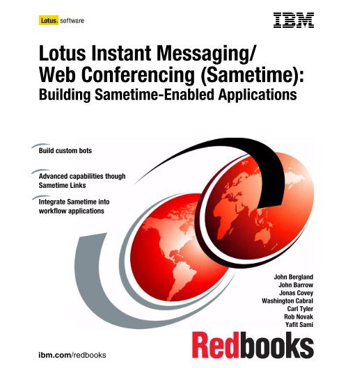 Lotus Instant Messaging/ Web Conferencing ... - IBM Redbooks