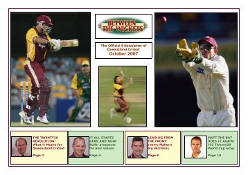 October 2007 - Queensland Cricket