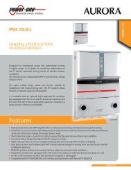 PVI-10-I Inverter Datasheet